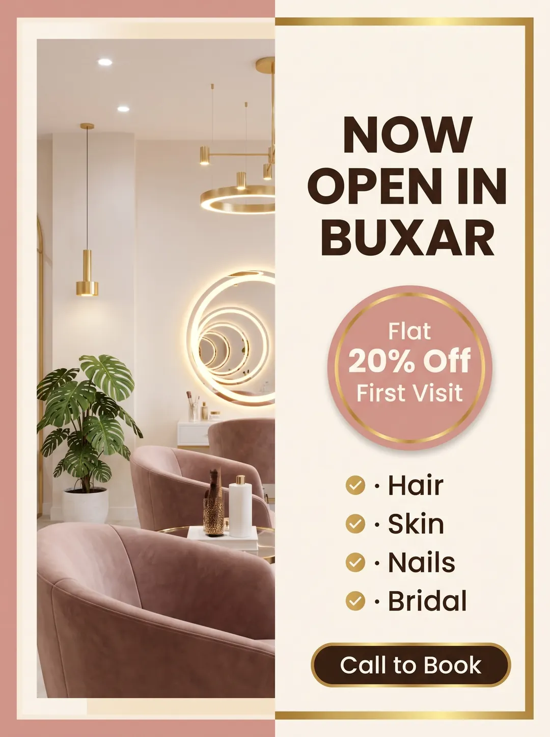Beauty salon grand opening announcement